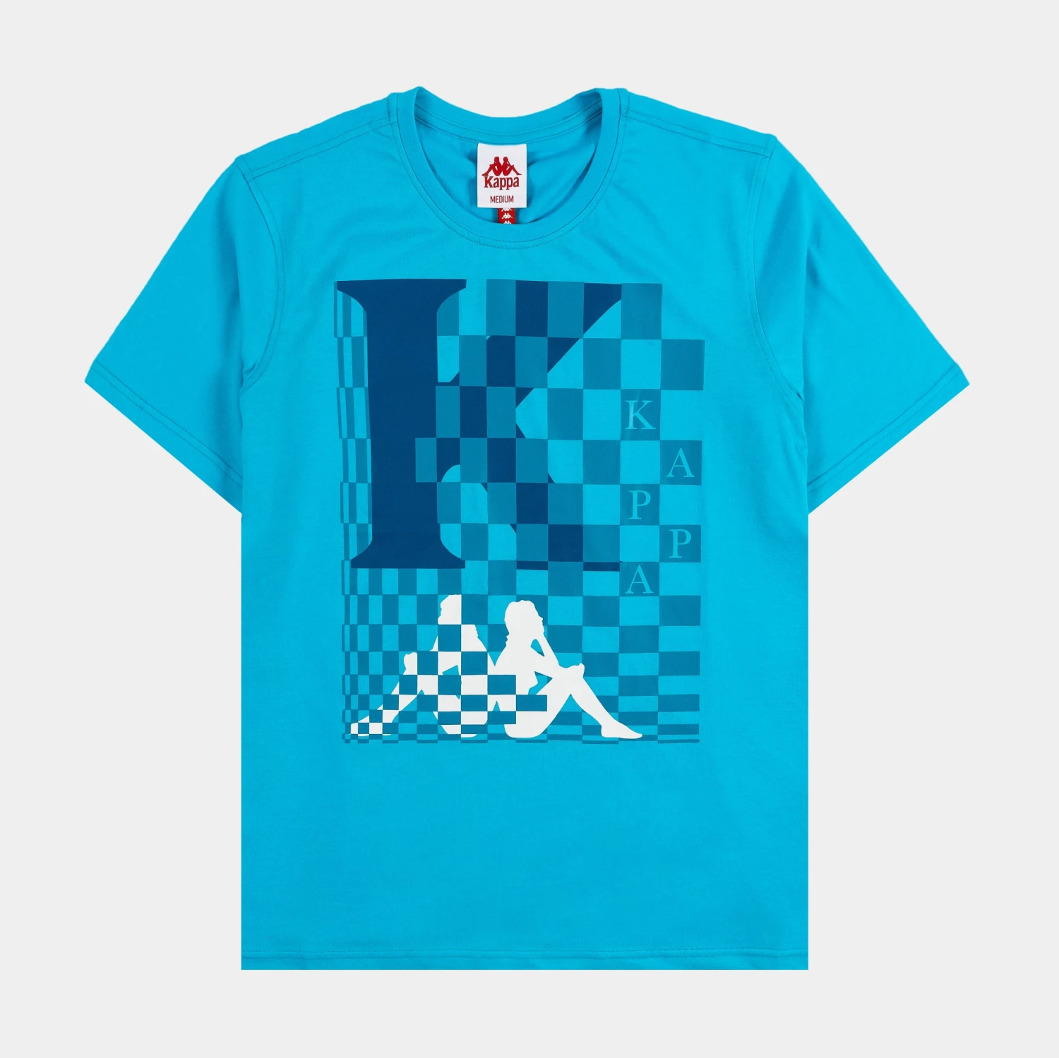 Kappa Isla Mens Short Sleeve Shirt (Blue) 1 Kappa Isla Mens Short Sleeve Shirt (Blue)