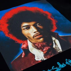 SP X Jimi Hendrix Red Afro Mens Short Sleeve Shirt (Black) -Simply Styled a86ef70c0392f0504f81fc28802e7f4f