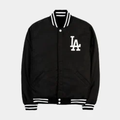 Los Angeles Dodgers Reversible Letterman Mens Jacket (Black/White) -Simply Styled a9600382d1bf319ebe2fc3f8b646b963