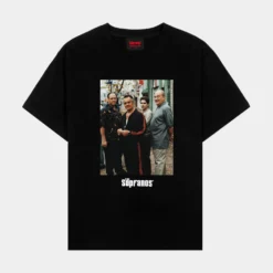 SP X The Sopranos Wise Guys Mens Short Sleeve Shirt (Black)