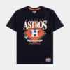 NEW ERA Houston Astros Mens Short Sleeve Shirt (Black)