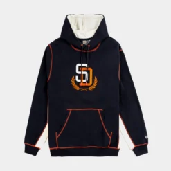 NEW ERA San Diego Padres Book Club Mens Hoodie (Blue)