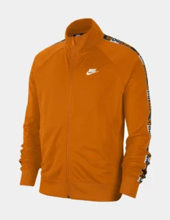 Nike JDI Knit LIghtweight Mens Track Jacket (Orange)