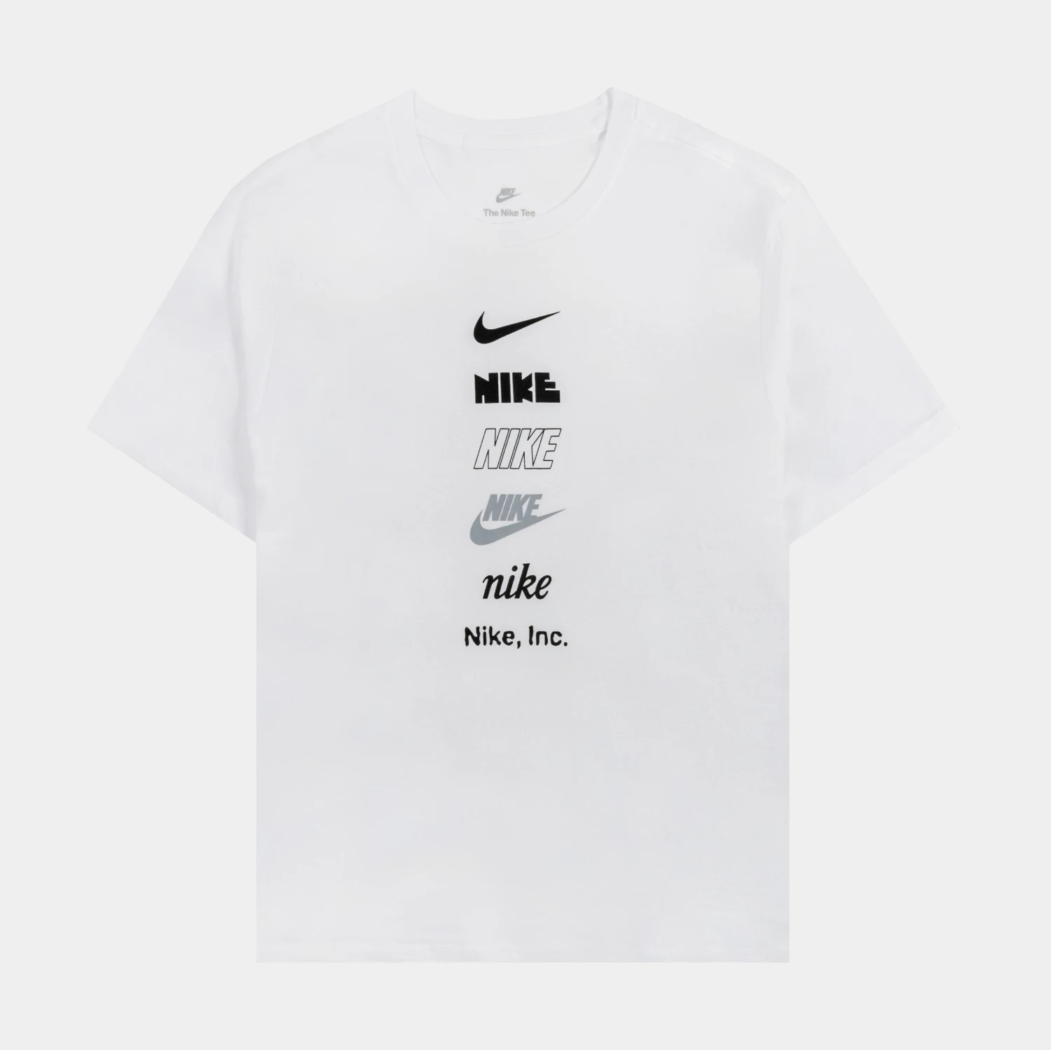Nike Club+ Logo Mens Short Sleeve Shirt (White) 1 Nike Club+ Logo Mens Short Sleeve Shirt (White)