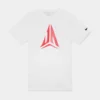 Nike JA Morant Mens Short Sleeve Shirt (White)