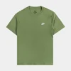 Nike NSW Club Mens Short Sleeve Shirt (Green)