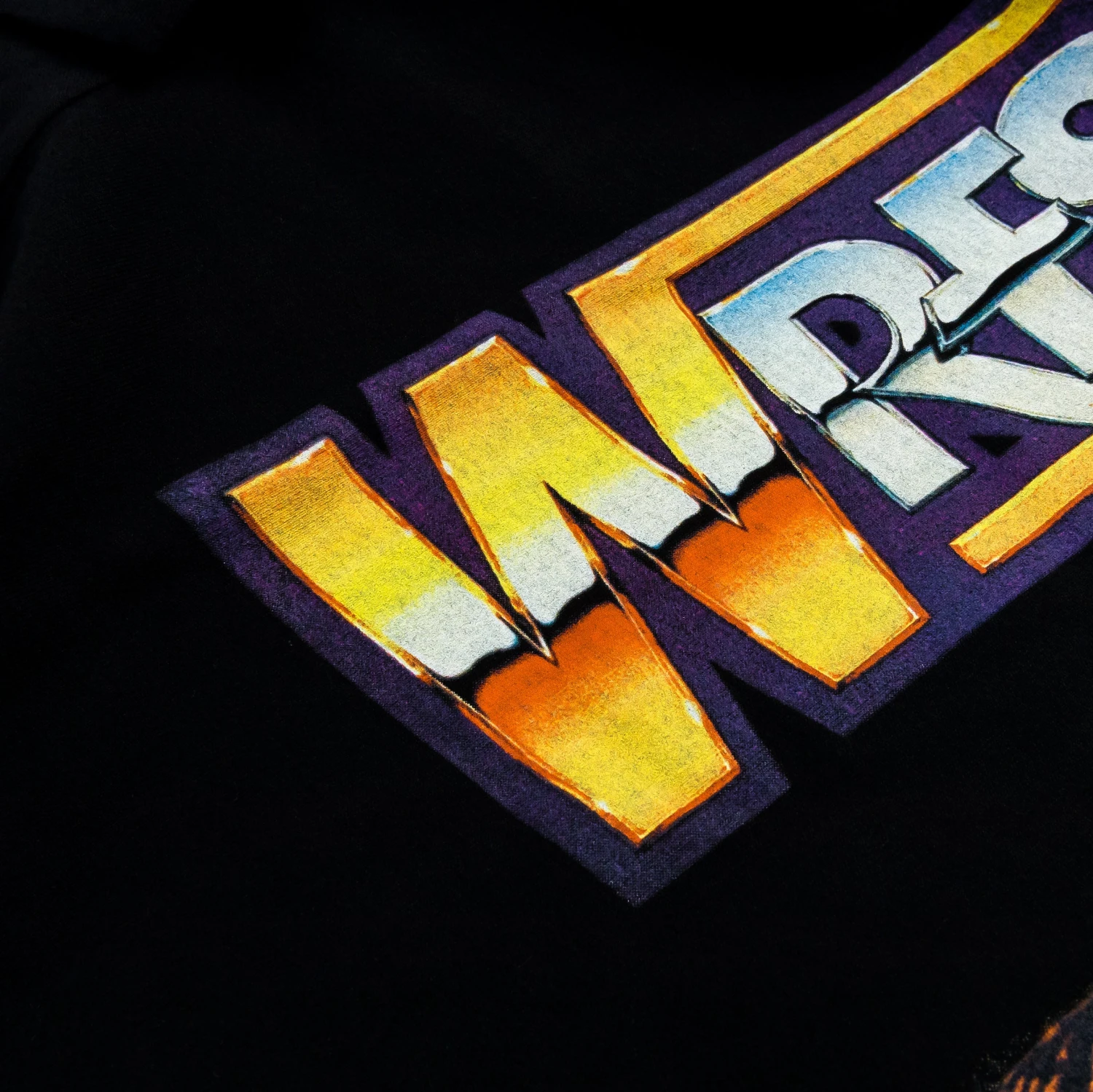 SP X WWE Hogan Vs Warrior Mens Short Sleeve Shirt (Black) 3 SP X WWE Hogan Vs Warrior Mens Short Sleeve Shirt (Black) - Image 3