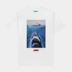 SP X Jaws Revenge Mens Short Sleeve Shirt (White)