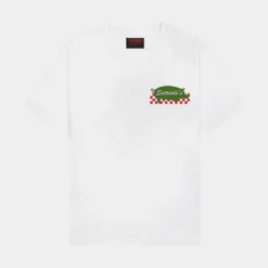SP X The Sopranos Pork Store Mens Short Sleeve Shirt (White)