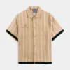 SP X Bruce Lee Premium Mens Short Sleeve Shirt (Beige)