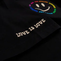 SP X Gilbert Baker Love Is Love Mens Short Sleeve Shirt (Black) 5 SP X Gilbert Baker Love Is Love Mens Short Sleeve Shirt (Black) -Simply Styled c7f41ed28781c67f616a6f7ec9954bda