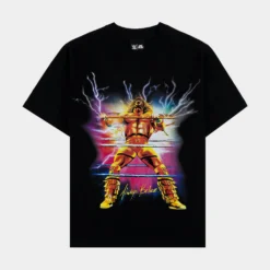 SP X WWE Ultimate Warrior Mens Short Sleeve Shirt (Black)