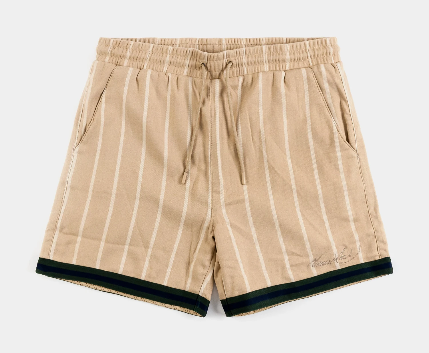 SP X Bruce Lee Baseball Mens Shorts (Beige) 1 SP X Bruce Lee Baseball Mens Shorts (Beige)
