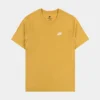 Nike NSW Club Mens Short Sleeve Shirt (Yellow)