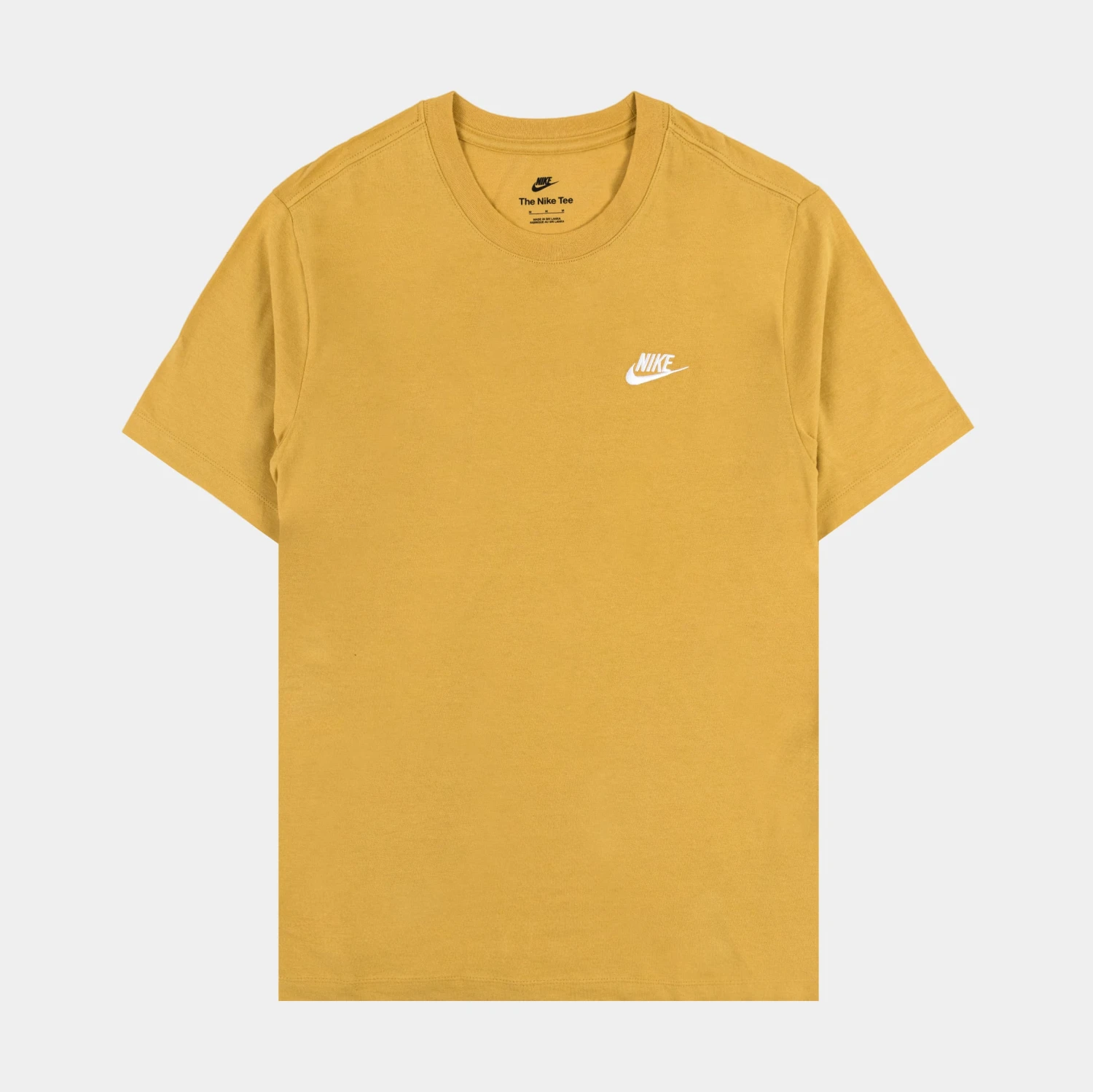 Nike NSW Club Mens Short Sleeve Shirt (Yellow) 1 Nike NSW Club Mens Short Sleeve Shirt (Yellow)