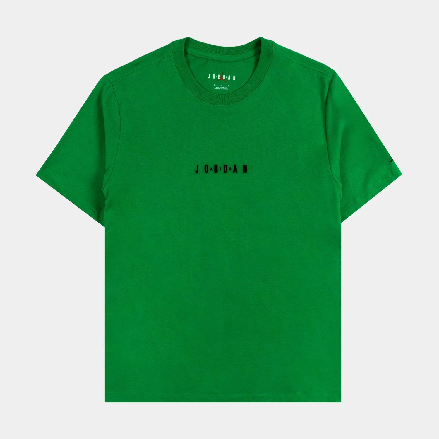 Jordan Air EMB Mens Short Sleeve Shirt (Green) 1 Jordan Air EMB Mens Short Sleeve Shirt (Green)