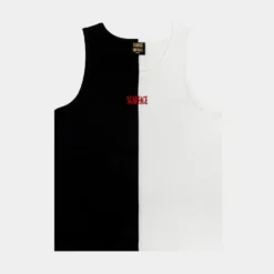 SP X Scarface Split Mens Tank Top (Black/White)