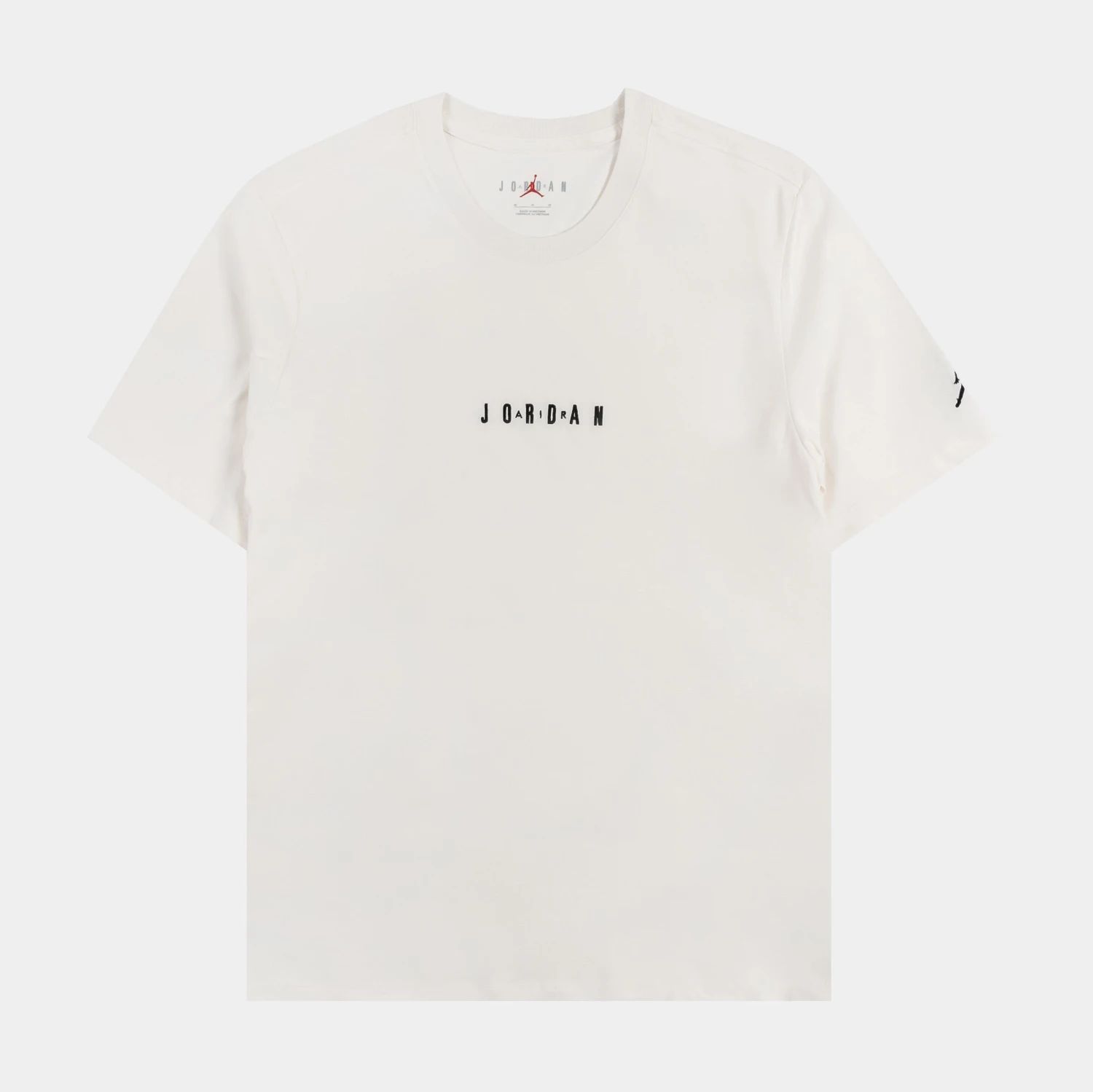 Jordan Air EMB Mens Short Sleeve Shirt (Beige) 1 Jordan Air EMB Mens Short Sleeve Shirt (Beige)