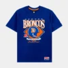 NEW ERA Denver Broncos Mens Short Sleeve Shirt (Blue)