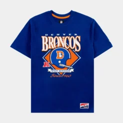 NEW ERA Denver Broncos Mens Short Sleeve Shirt (Blue)
