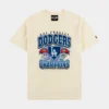 NEW ERA Los Angeles Dodgers Champions Mens Short Sleeve Shirt (Beige)