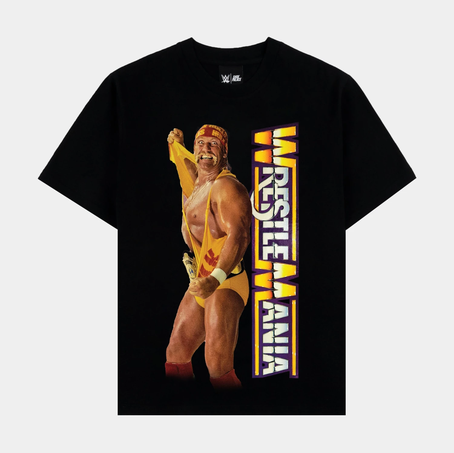 SP X WWE Hogan Vs Warrior Mens Short Sleeve Shirt (Black) 1 SP X WWE Hogan Vs Warrior Mens Short Sleeve Shirt (Black)