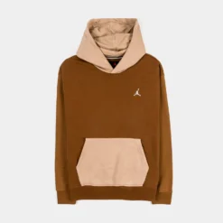 Jordan Essentials Fleece Pullover Mens Hoodie (Brown/Beige)