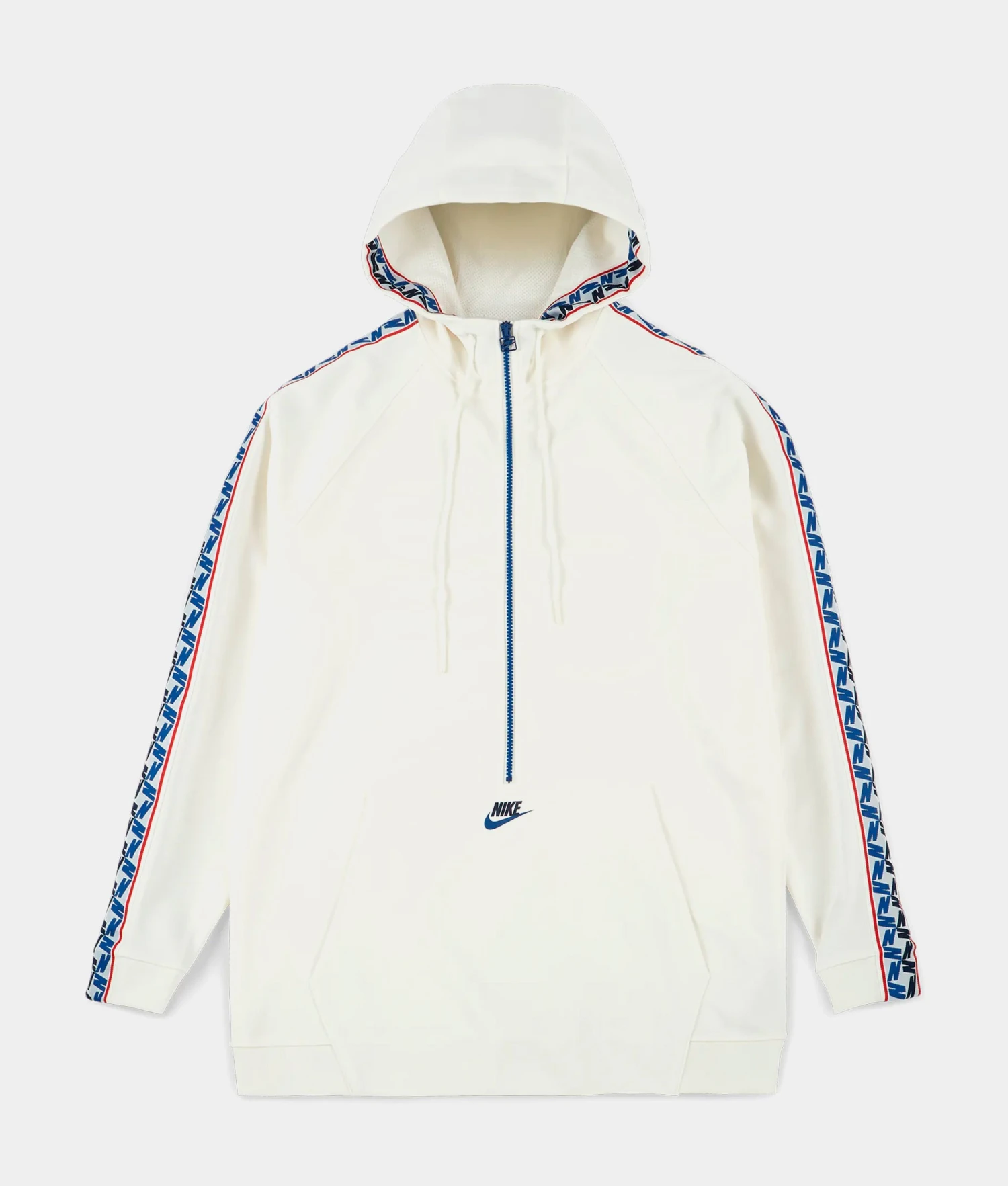 Nike Sportswear Mens Half Zip Hoodie (Beige) 1 Nike Sportswear Mens Half Zip Hoodie (Beige)