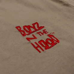 SP X Boyz N The Hood Script Mens Short Sleeve Shirt (Brown) -Simply Styled e8dad244e21de01d95ae370006e280e1