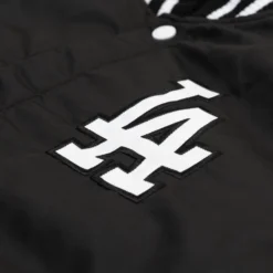 Los Angeles Dodgers Reversible Letterman Mens Jacket (Black/White) -Simply Styled f1cadf0095fedc38cee7c1ede613a5ef
