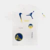 Nike Golden State Warriors Statement Mens Short Sleeve Shirt (White)