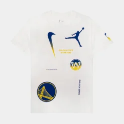 Nike Golden State Warriors Statement Mens Short Sleeve Shirt (White)