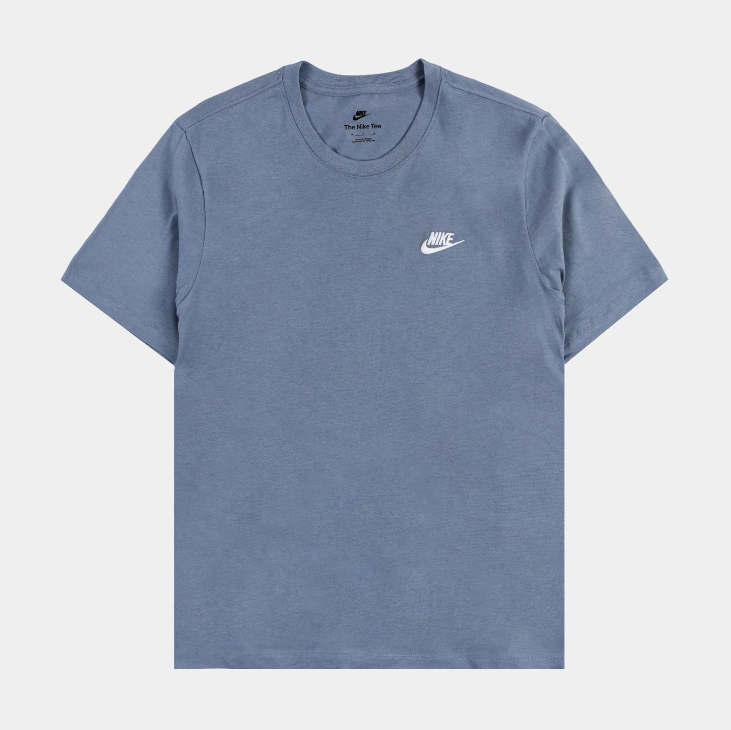 Nike NSW Club Mens Short Sleeve Shirt (Blue) 1 Nike NSW Club Mens Short Sleeve Shirt (Blue)