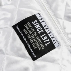 Dallas Cowboys Classic Satin Mens Jacket (White/Blue) -Simply Styled fceb02633ffa5b2d7ba5d7538b27b379